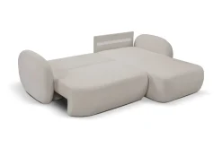 Narożnik Salby z funkcją spania prawy     szary jasny Sicuro 65