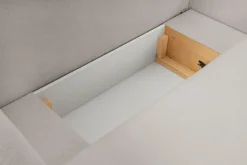 Narożnik Salby z funkcją spania prawy     szary jasny Sicuro 65