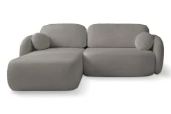 Narożnik Salby z funkcją spania lewy szary Sicuro 75