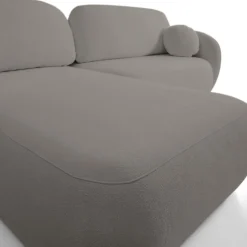 Narożnik Salby z funkcją spania lewy      szary Sicuro 75