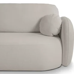 Narożnik Salby z funkcją spania lewy      szary jasny Sicuro 65