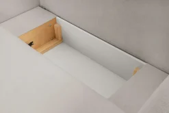 Narożnik Salby z funkcją spania lewy      szary jasny Sicuro 65