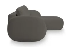 Narożnik Salby z funkcją spania prawy     antracytowa Sicuro 80