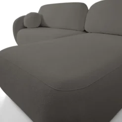 Narożnik Salby z funkcją spania prawy     antracytowa Sicuro 80