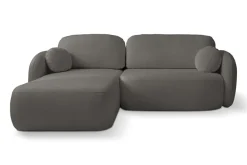 Narożnik Salby z funkcją spania lewy      antracytowa Sicuro 80