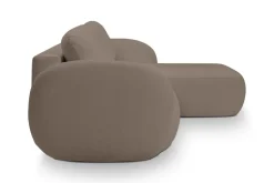 Narożnik Salby z funkcją spania prawy     brązowy Sicuro 45