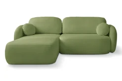 Narożnik Salby z funkcją spania lewy zielony Sicuro 20