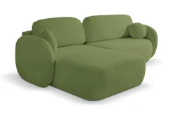 Narożnik Salby z funkcją spania lewy      zielony Sicuro 20