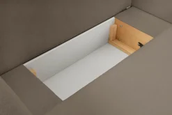 Narożnik Salby z funkcją spania lewy brązowy Sicuro 45