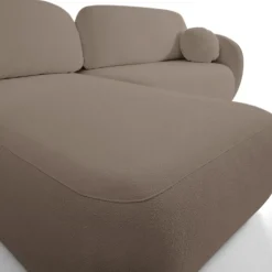 Narożnik Salby z funkcją spania lewy brązowy Sicuro 45