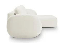 Narożnik Salby z funkcją spania prawy     biały Sicuro 60