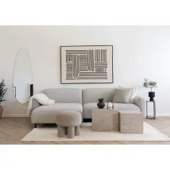 Narożnik Salvador lewy boucle beżowy