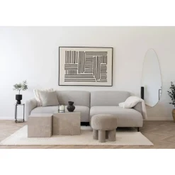 Narożnik Salvador prawy boucle beżowy