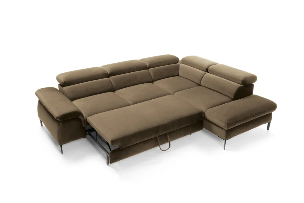 Narożnik Silvo L prawy oliwkowy Vogue 10