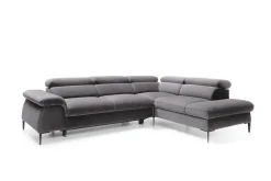 Narożnik Silvo L prawy szary Vogue 16