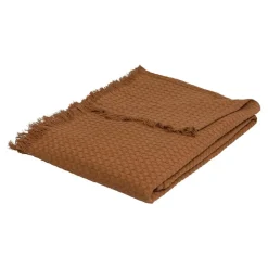 Narzuta Widdy bawełniana terakota