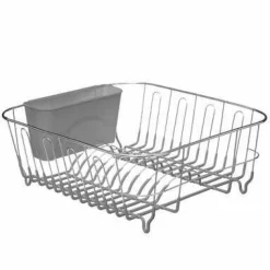 Ociekacz do naczyń chrom/szary