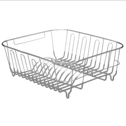 Ociekacz do naczyń chrom/szary