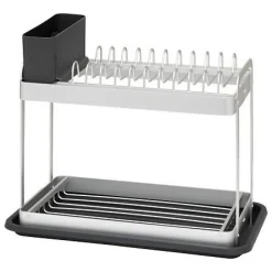 Ociekacz do naczyń dwupoziomowa szara