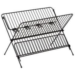 Ociekacz do naczyń Erica składany czarny