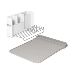 Ociekacz do naczyń Sling biały/szary