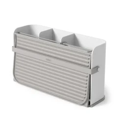 Ociekacz do naczyń Sling biały/szary