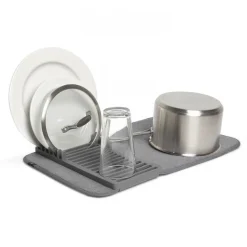 Ociekacz, suszarka do naczyń, mini, szara, UDRY
