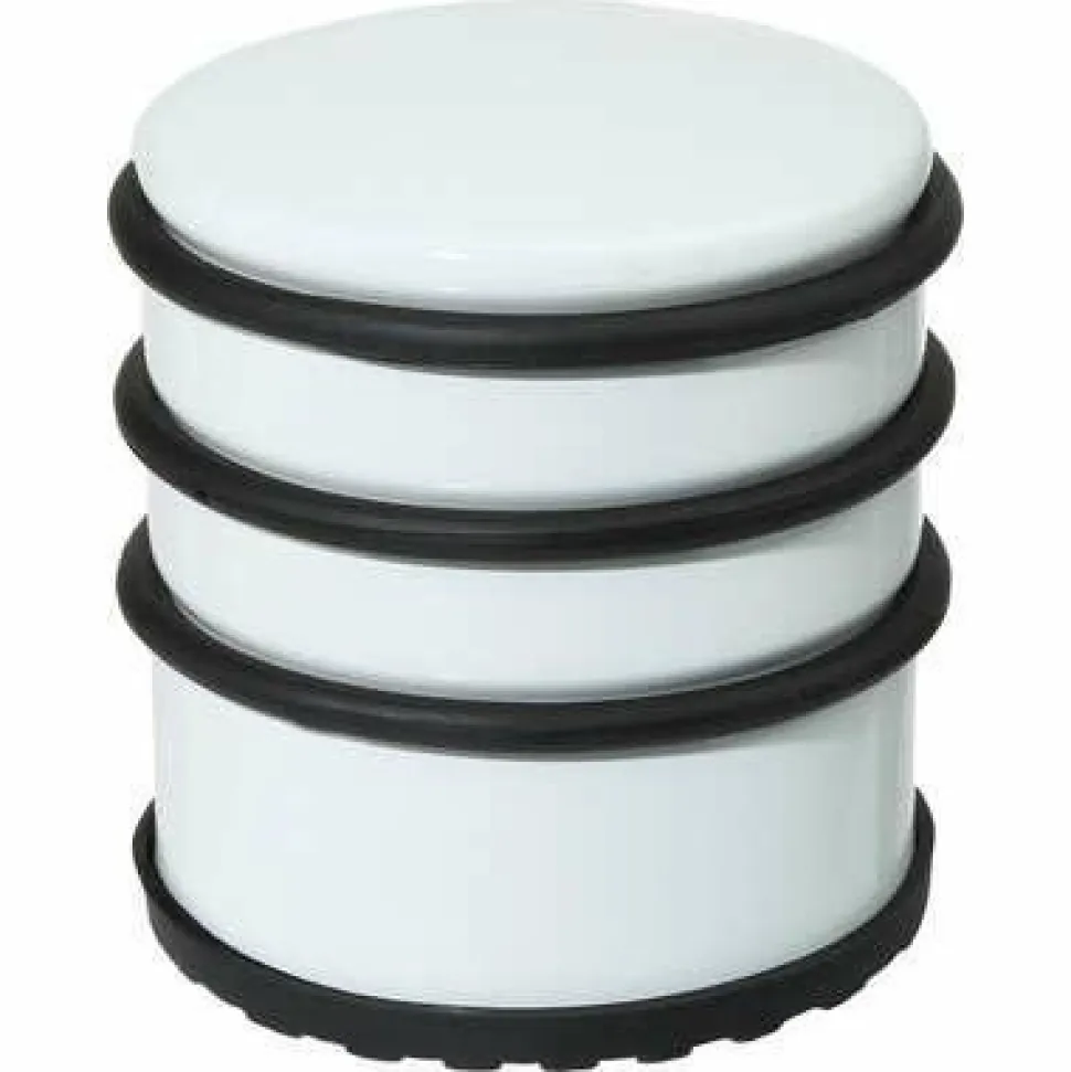 Ogranicznik drzwi biały wysoki