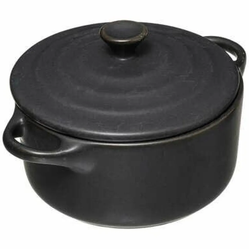 Okrągłe naczynie do zapiekania czarne 10cm