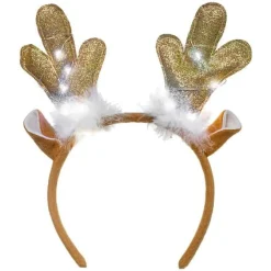Opaska na głowę Renifer LED