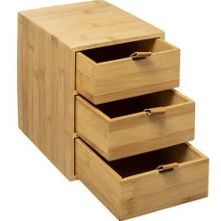 Organizer Bambusowy z 3 szufladami