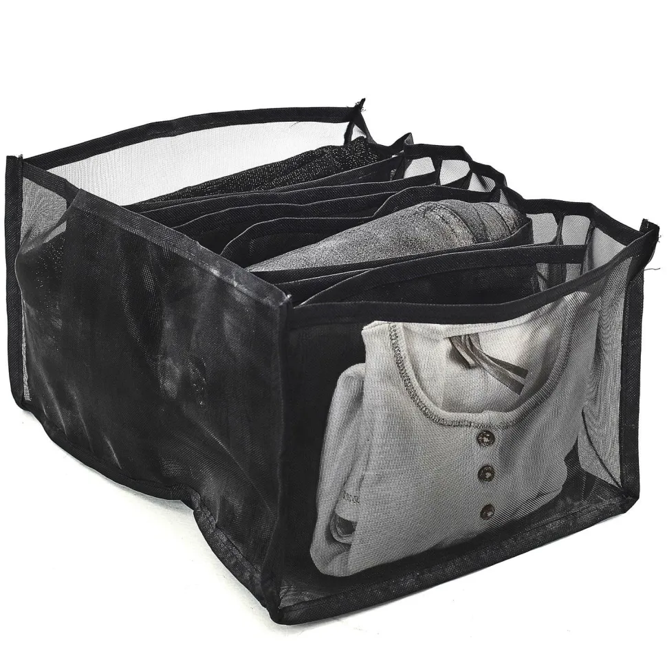 Organizer do szuflady na odzież czarny