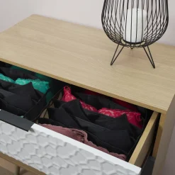 Organizer do szuflady na biustonosze  czarny