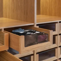 Organizer do szuflady z bielizną czarny