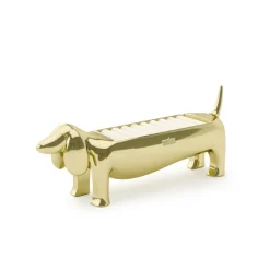 Organizer na pierścionki Dachsie złoty