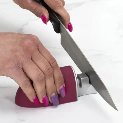 Ostrzałka do noży szara