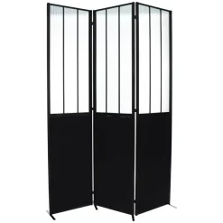 Parawan Atelier składany czarny