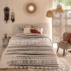 Parawan Etnik składany biały