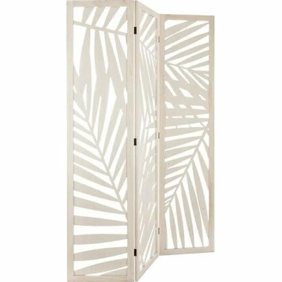 Parawan składany Akira drewniany biały