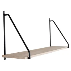 Półka Arnhem naturalne/czarne