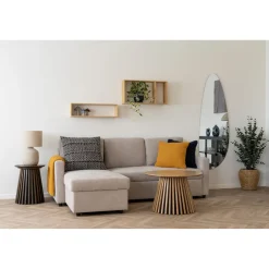 Półka ścienna Ember 70x15x19,5cm bambusowa