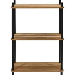 Półka Ritsu 3-poziomowa z efektem drewna