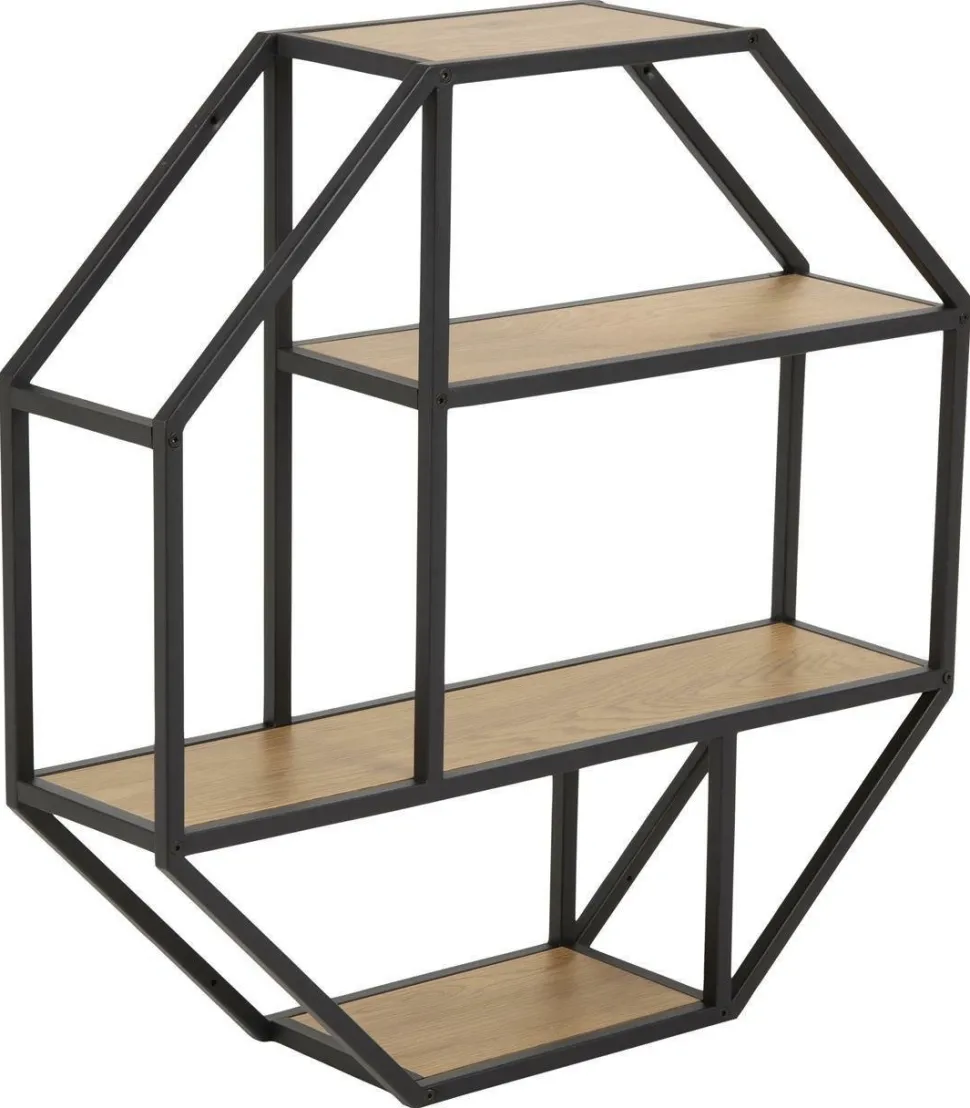 Półka Seaford Octagon dąb