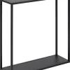 Półka wisząca Geelong kwadratowa czarna