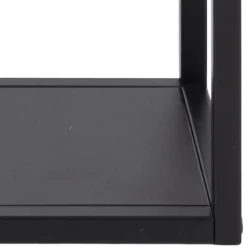 Półka wisząca Geelong kwadratowa czarna