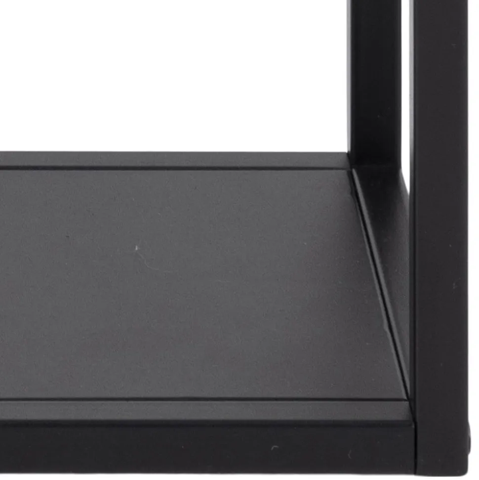 Półka wisząca Geelong kwadratowa czarna