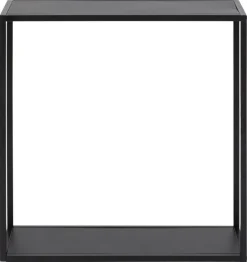 Półka wisząca Geelong kwadratowa czarna