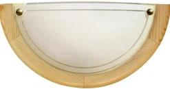 Plafon 1030 1/2 drewno standard 1x60W E27 sosna