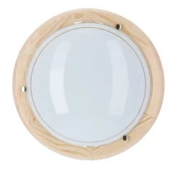 Plafon 1030 plaf 30 drewno standard  1x60W E27 sosna