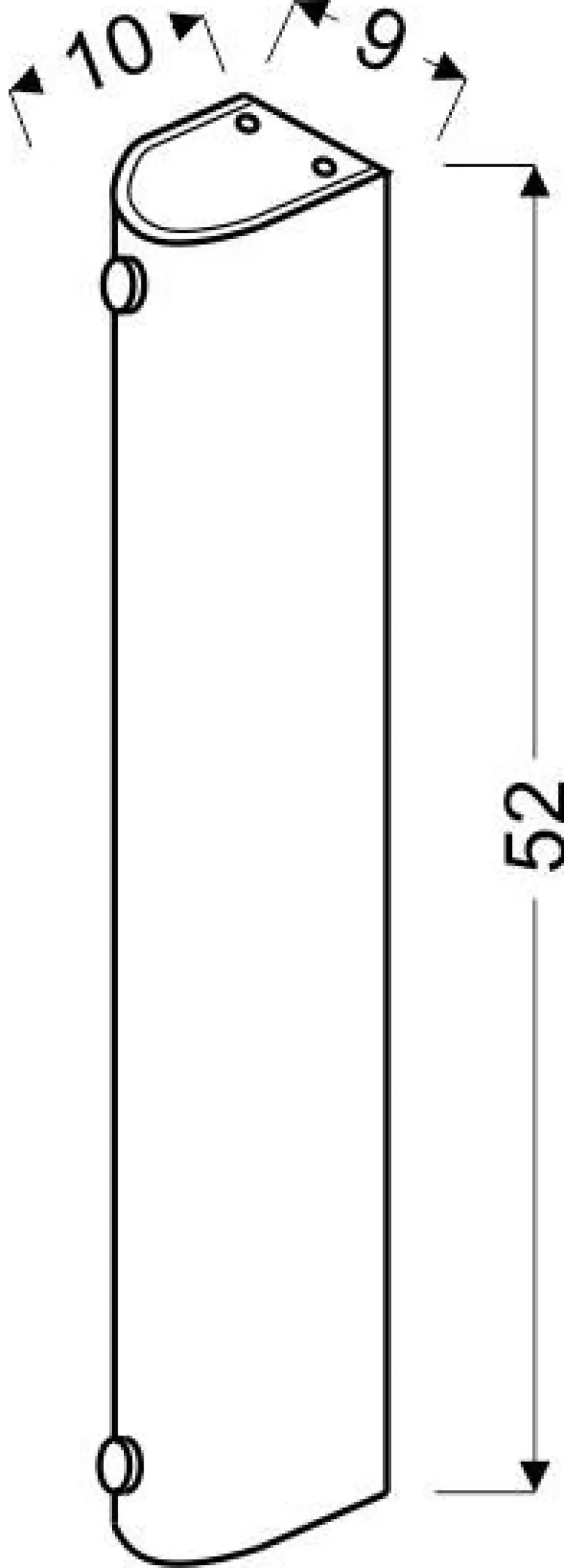 Plafon Abrego plafon 52/10 3x60W E27